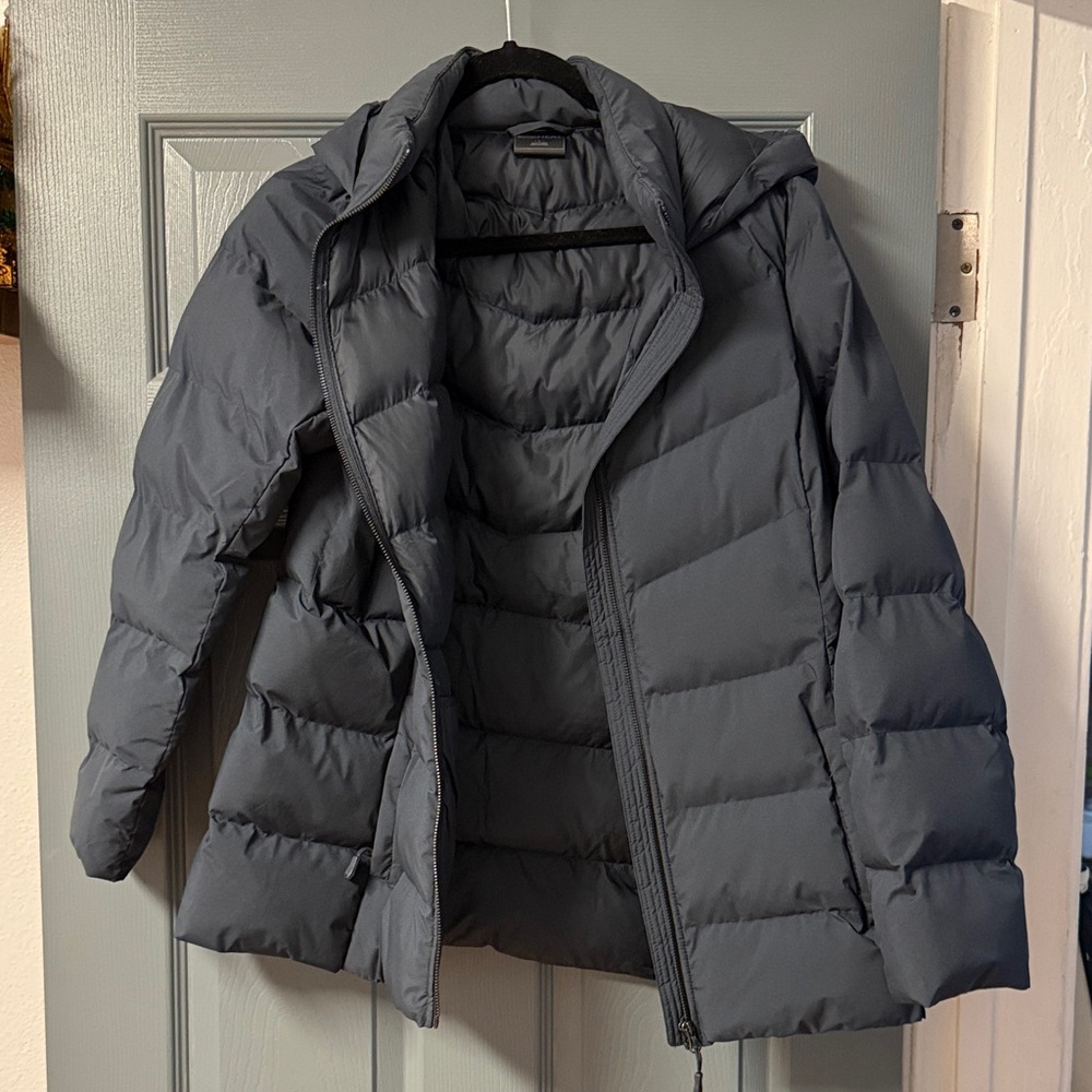 Dark Navy Blue Puffer Jacket - Women’s